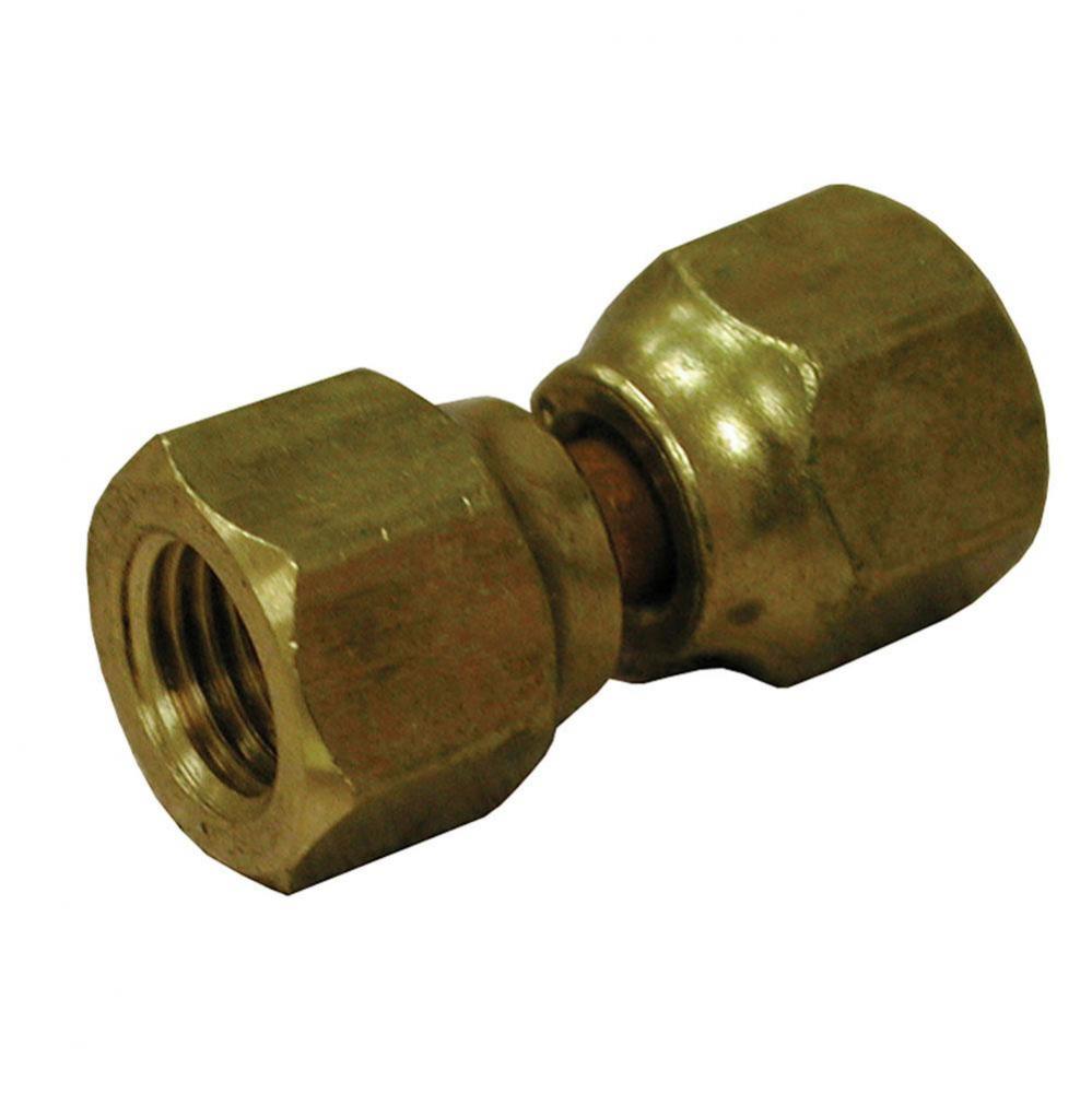 3/8'' Female Brass Flare Swivel Connector