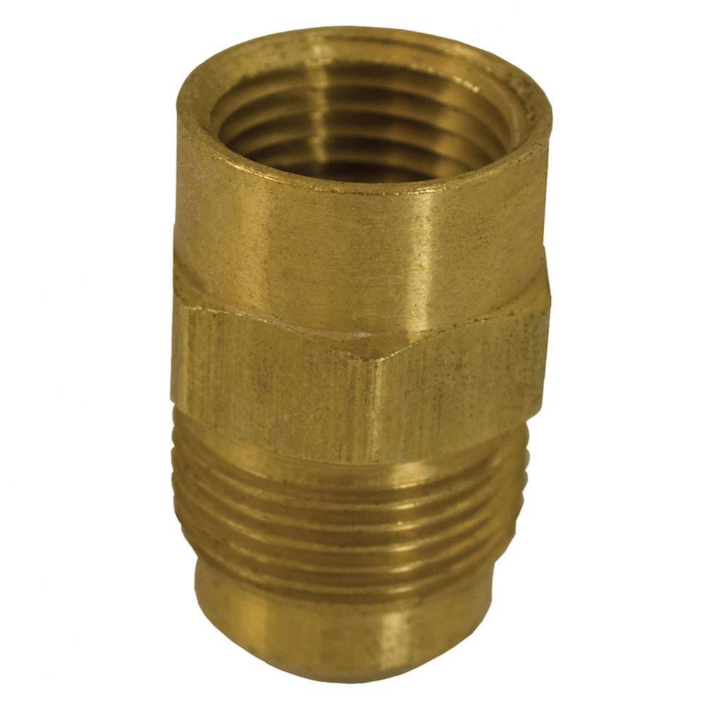 5/8'' (15/16-16) x 1/2'' Flare Male Adapter for Gas Range