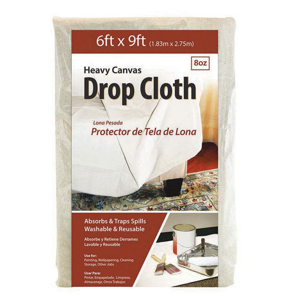 6'' x 9'' Cotton Canvas Drop Cloth