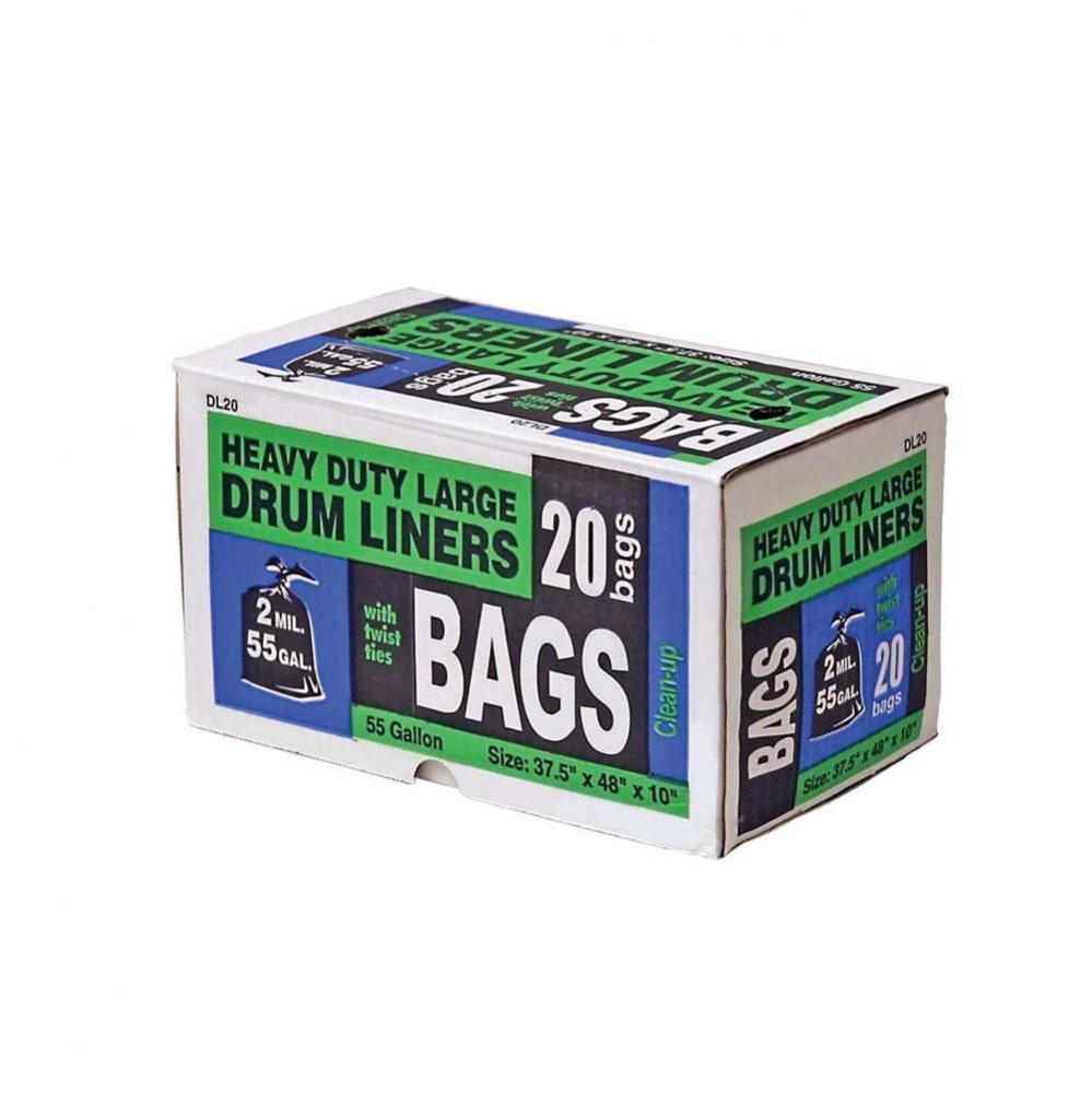 55 Gallon Drum Liner, 20 Count