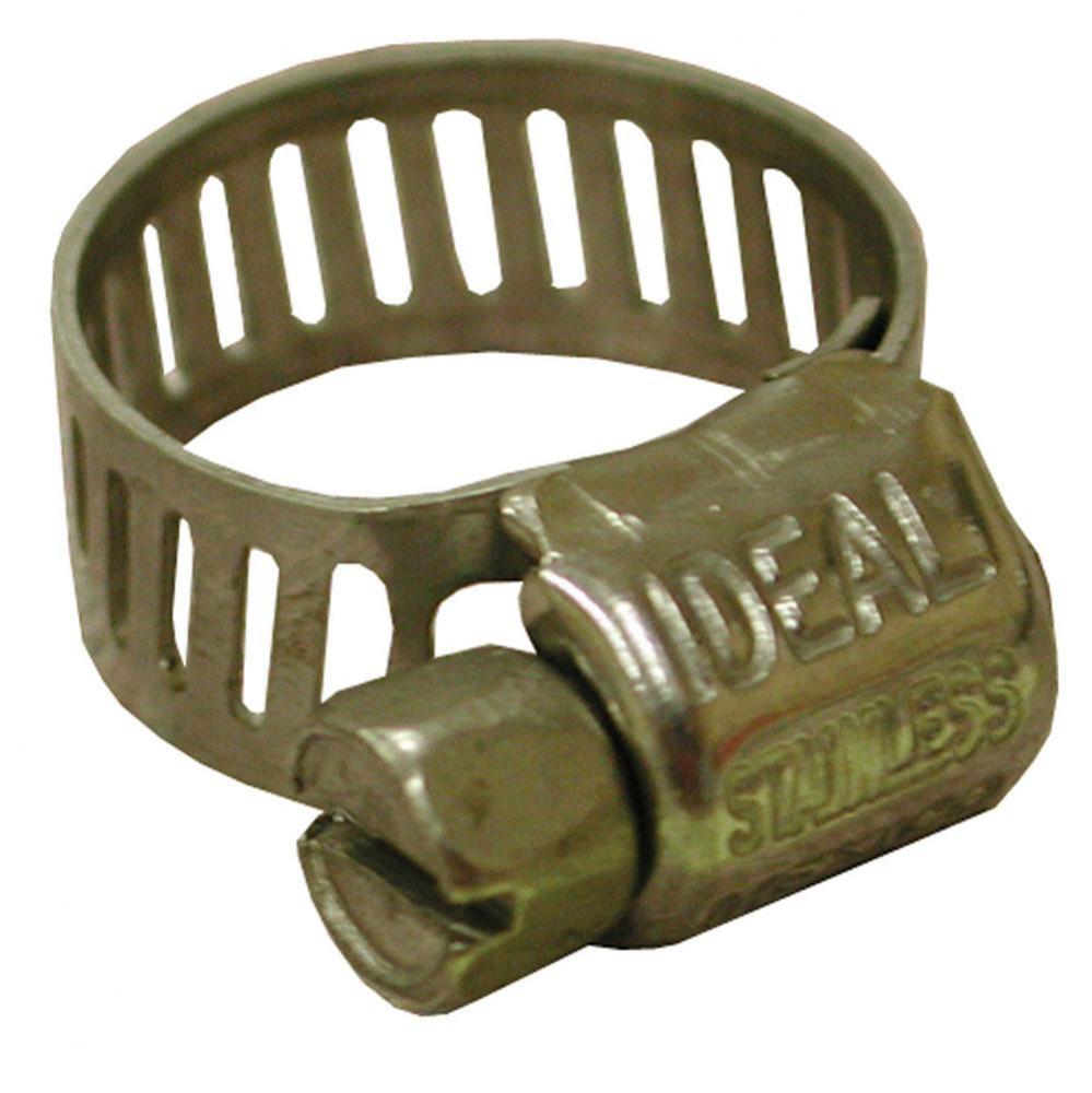 1/4'' - 5/8'' Micro Size Gear Clamp with 5/16'' Band, Part Stainless