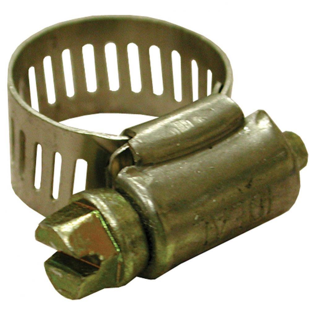 7/16'' - 1'' Gear Clamp with 1/2'' Band, Part Stainless, Box of 10