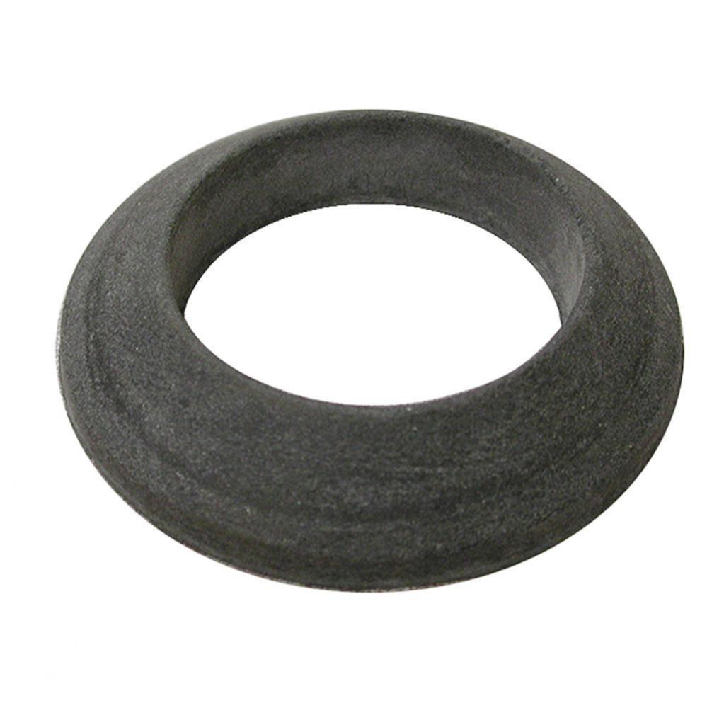 6-3/4'' x 3-1/2'' x 1'' Sponge Closet Gasket with 2 Bolt Holes