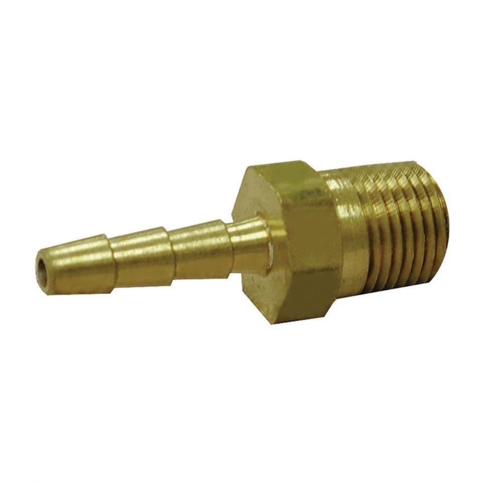 1/8'' x 1/8'' Brass Hose Barb To Male Pipe