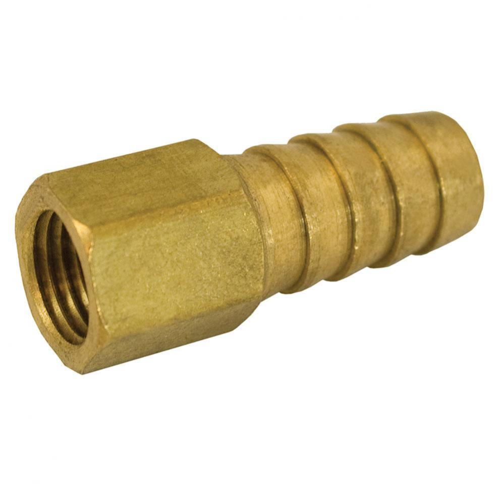 1/2'' x 1/4'' Brass Hose Barb To Female Pipe