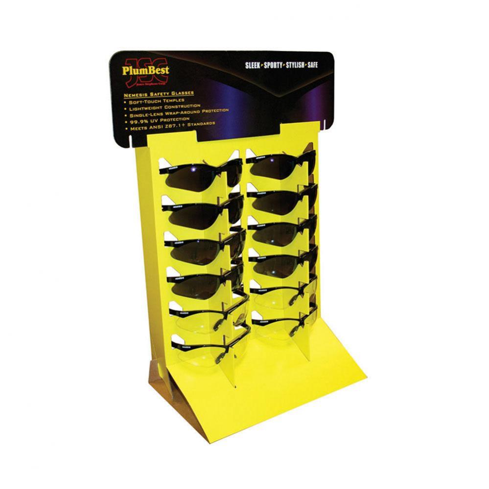 Nemesis Safety Glasses Display, 24 pcs.