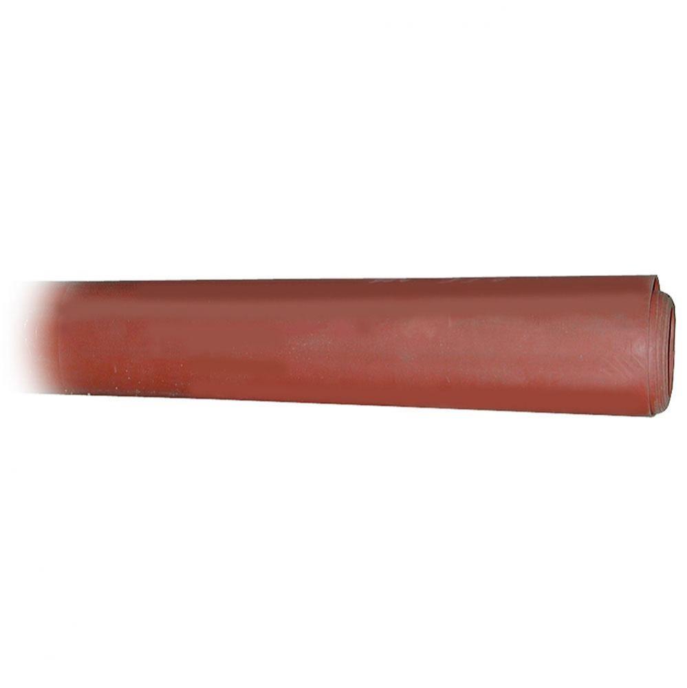 1/4'' x 36'' x 15'' Red Rubber Sheet Packing/Gasket Material, 1 Roll