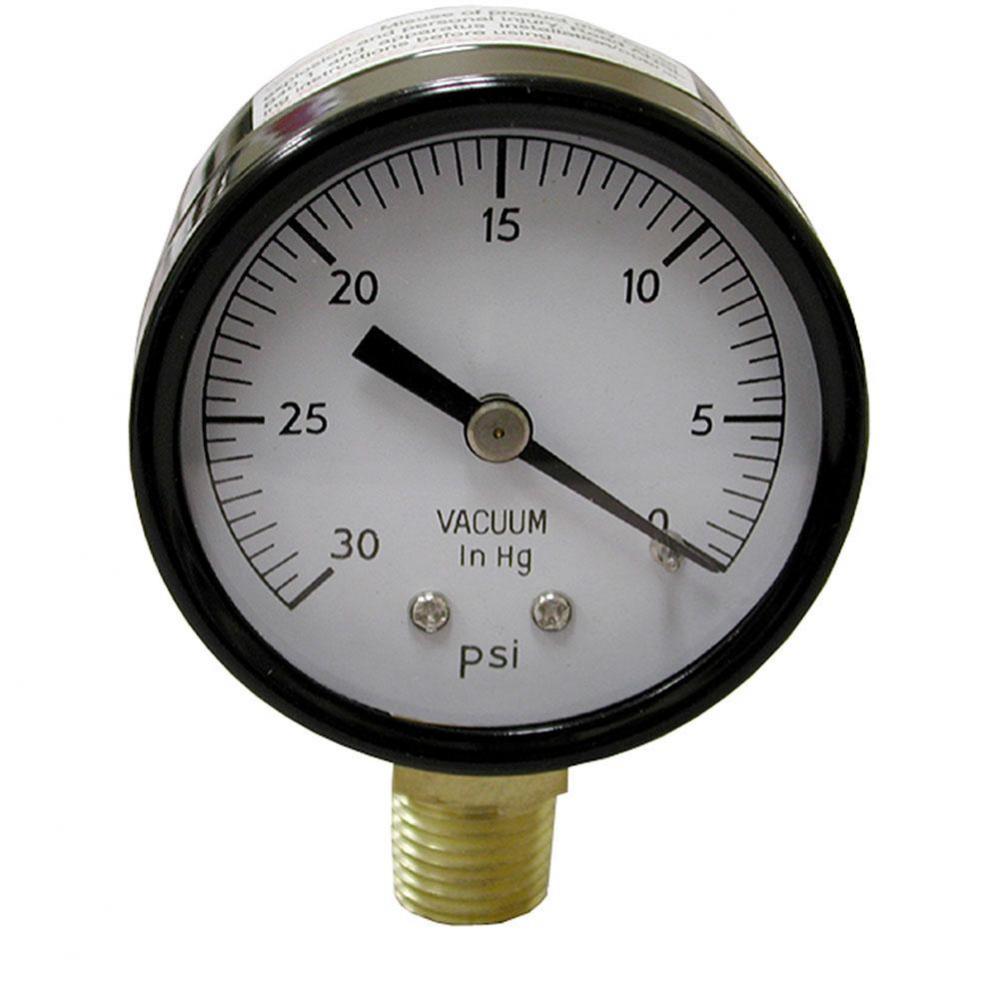 Vacuum Gauge, 2'' face