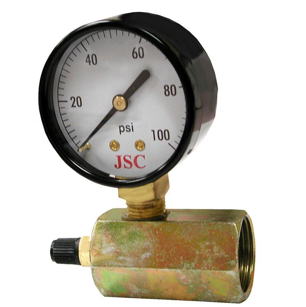 100 PSI Gas Test Gauge Assembly