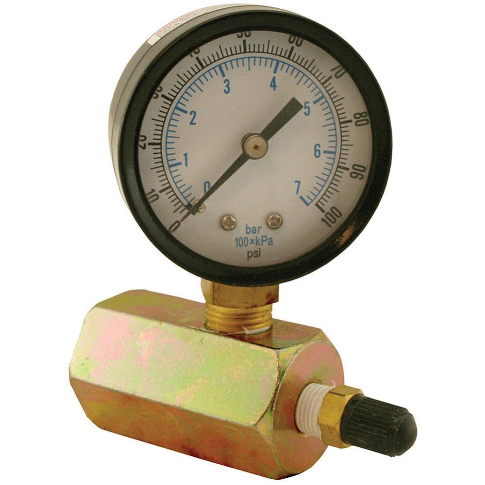 300 PSI Gas Test Gauge Assembly