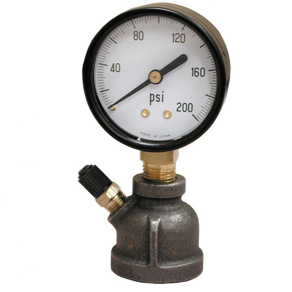 15No. x 3/4'' FIP Test Gauge Assembly, Bell Type