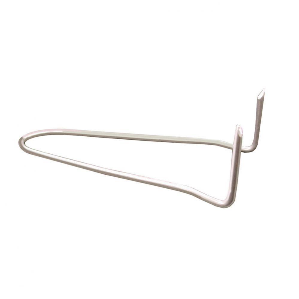 1/2'' x 4'' Pipe Hook, Plain Steel, Carton of 50