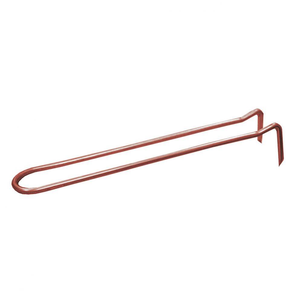 3/4'' x 6'' Pipe Hook, Copper Clad, Carton of 50