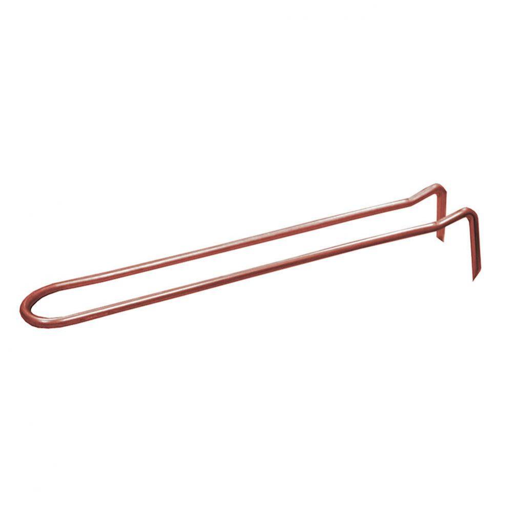 3/4'' x 8'' Pipe Hook, Copper Clad, Carton of 50