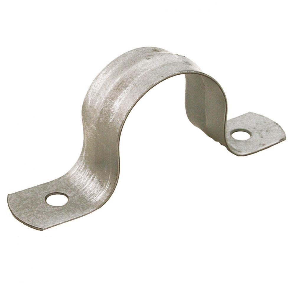 3/8'' IPS Pipe Strap, Two-Hole, Galvanized, Carton of 200