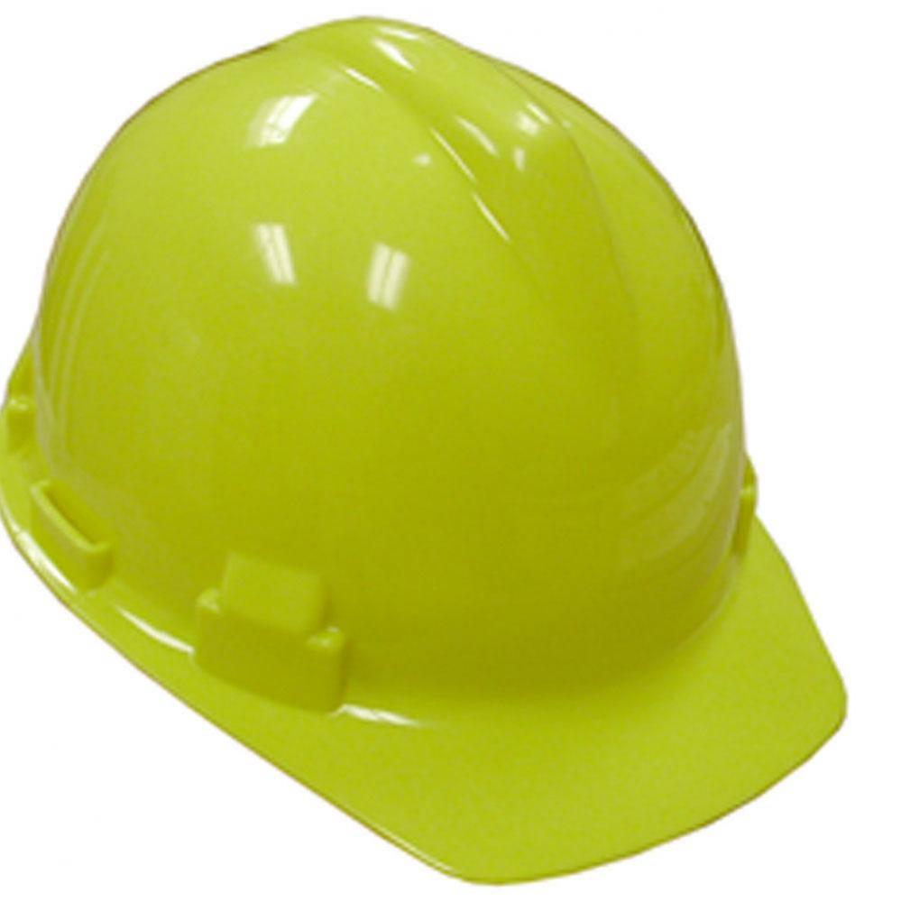 Safety Hat Yellow with 4-point Ratchet Suspension