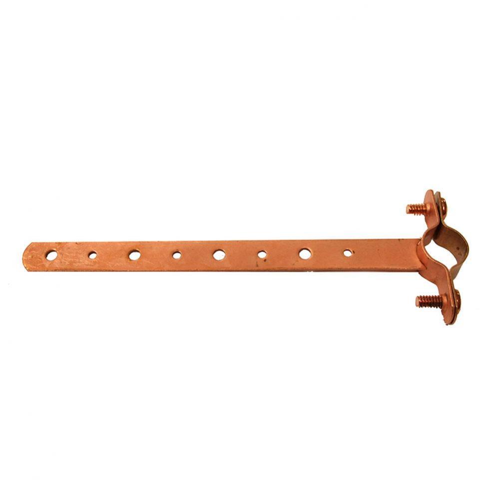 1/2'' x 6'' Copper Pipe Hanger, Milford Type