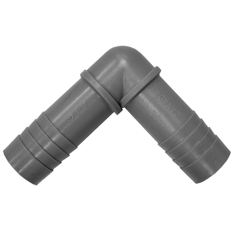 1/2'' 90degree Poly Insert Elbow