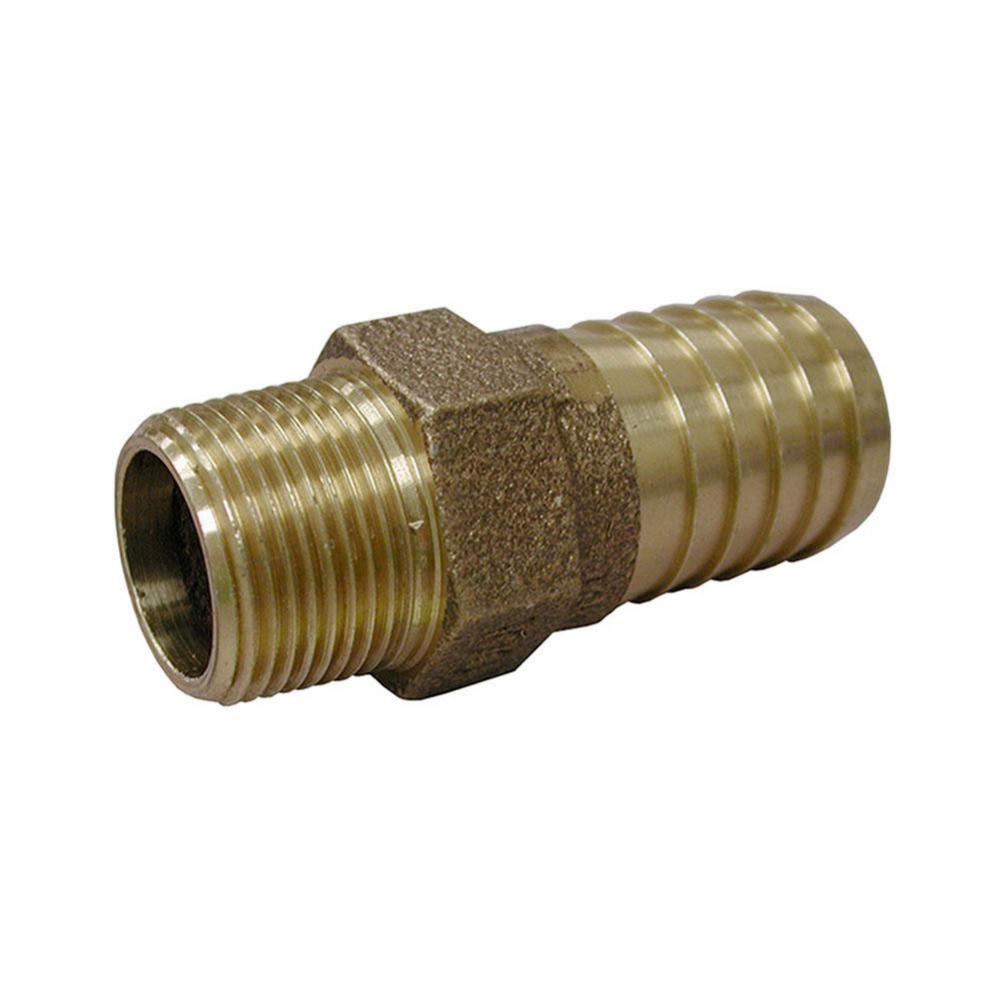 1/2'' Brass Male Insert Adapter, Lead Free