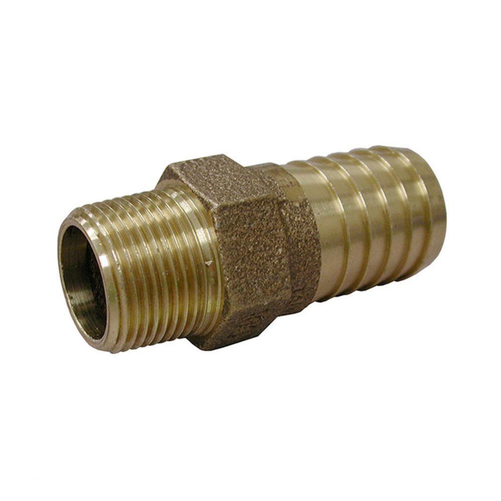 1-1/4'' Brass Male Insert Adapter, Lead Free