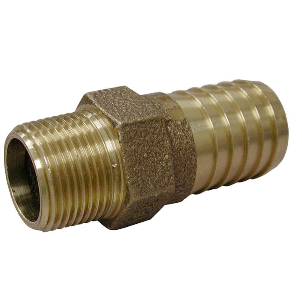 1'' x 3/4'' Brass Male Insert Reducer, Lead Free