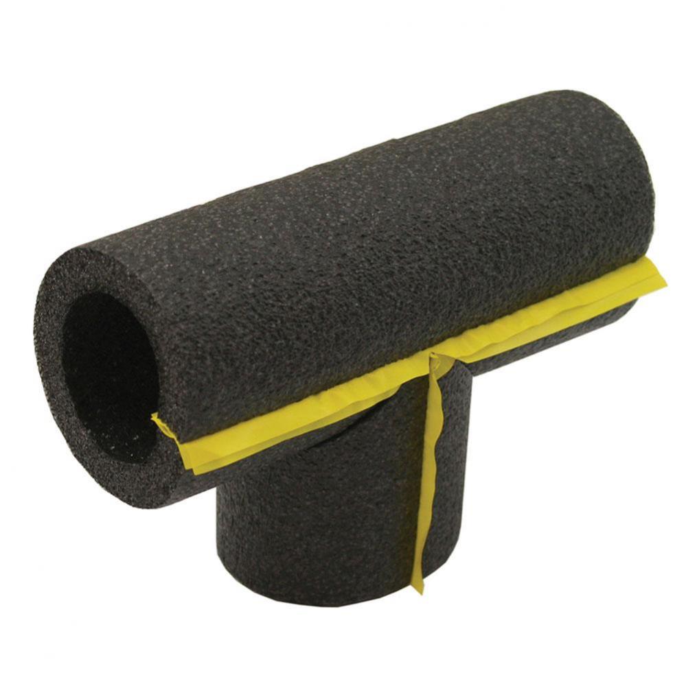 1/2'' Poly Pipe Insulation Tee with 3/8'' Wall Thickness, Carton of 16