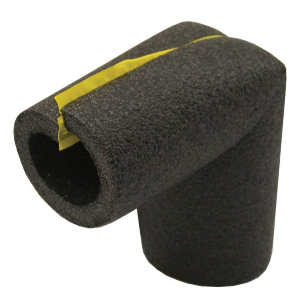 1/2'' Poly Pipe Insulation Elbow with 3/8'' Wall Thickness, Carton of 32