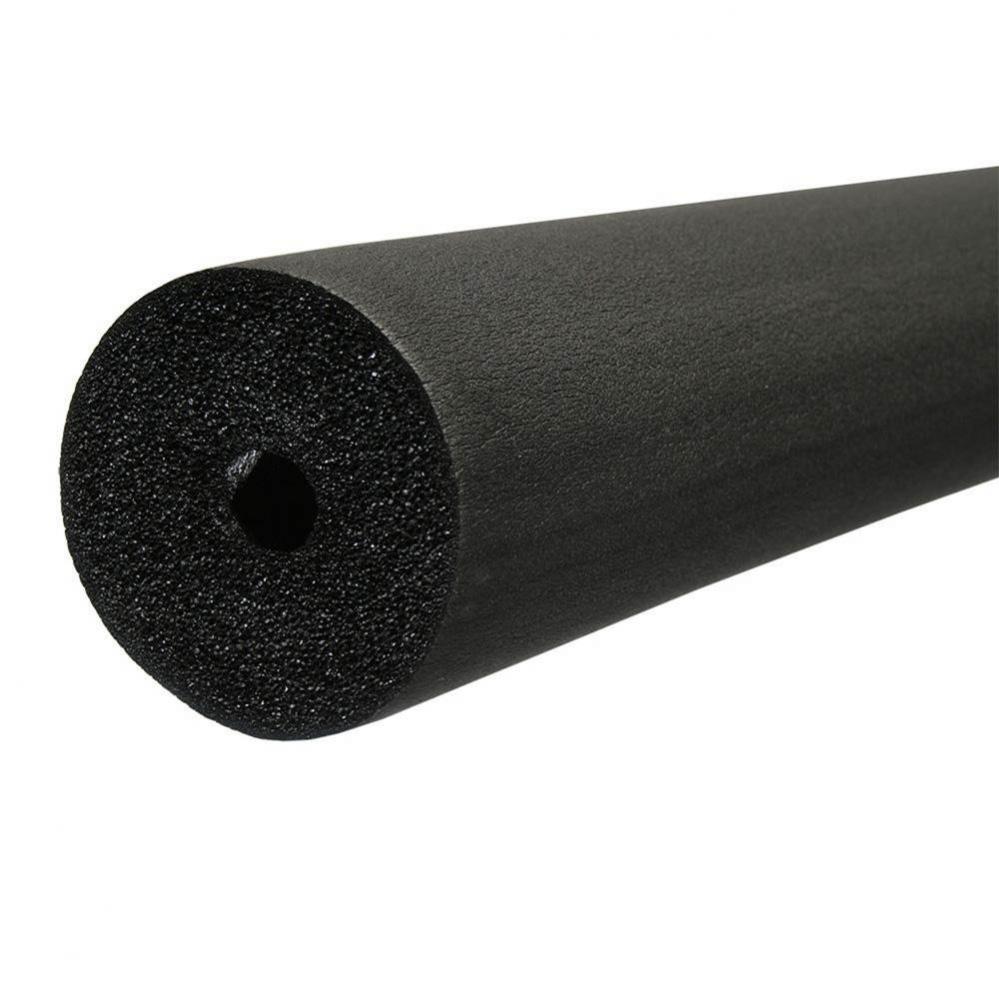 1/4'' ID (1/8'' CTS) Seamless Rubber Pipe Insulation, 1/2'' Wall Thi