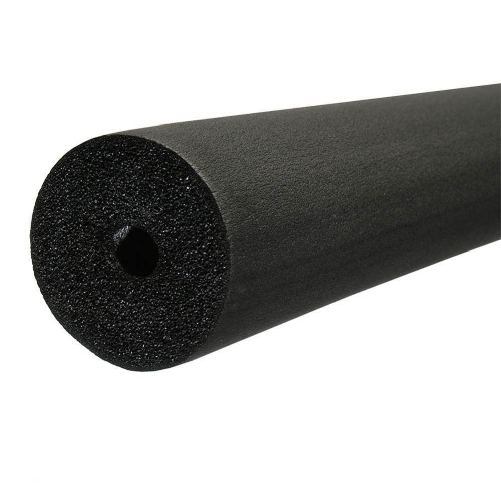 1/4'' ID (1/8'' CTS) Seamless Rubber Pipe Insulation, 3/4'' Wall Thi