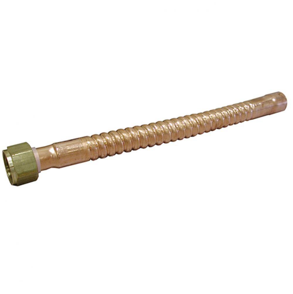 3/4'' x 3/4'' x 12'' Copper Corrugated Water Heater Connector