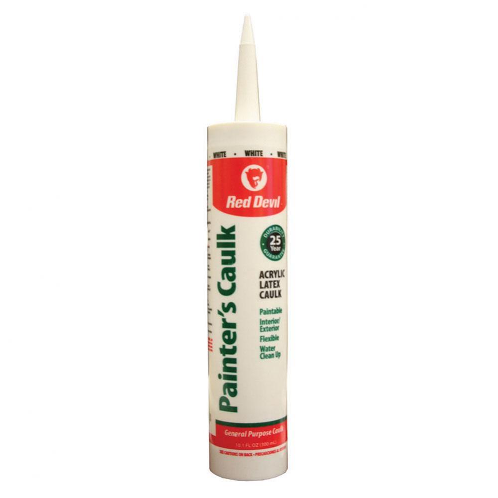 10.1 oz. White Latex Caulk, Carton of 12