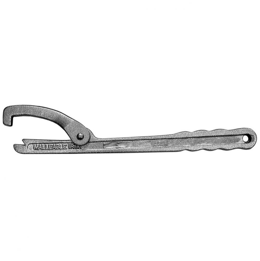 Spud Wrench with Hinged Arm