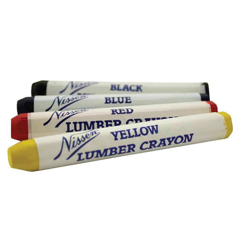 Black Lumber Crayon, Carton of 12