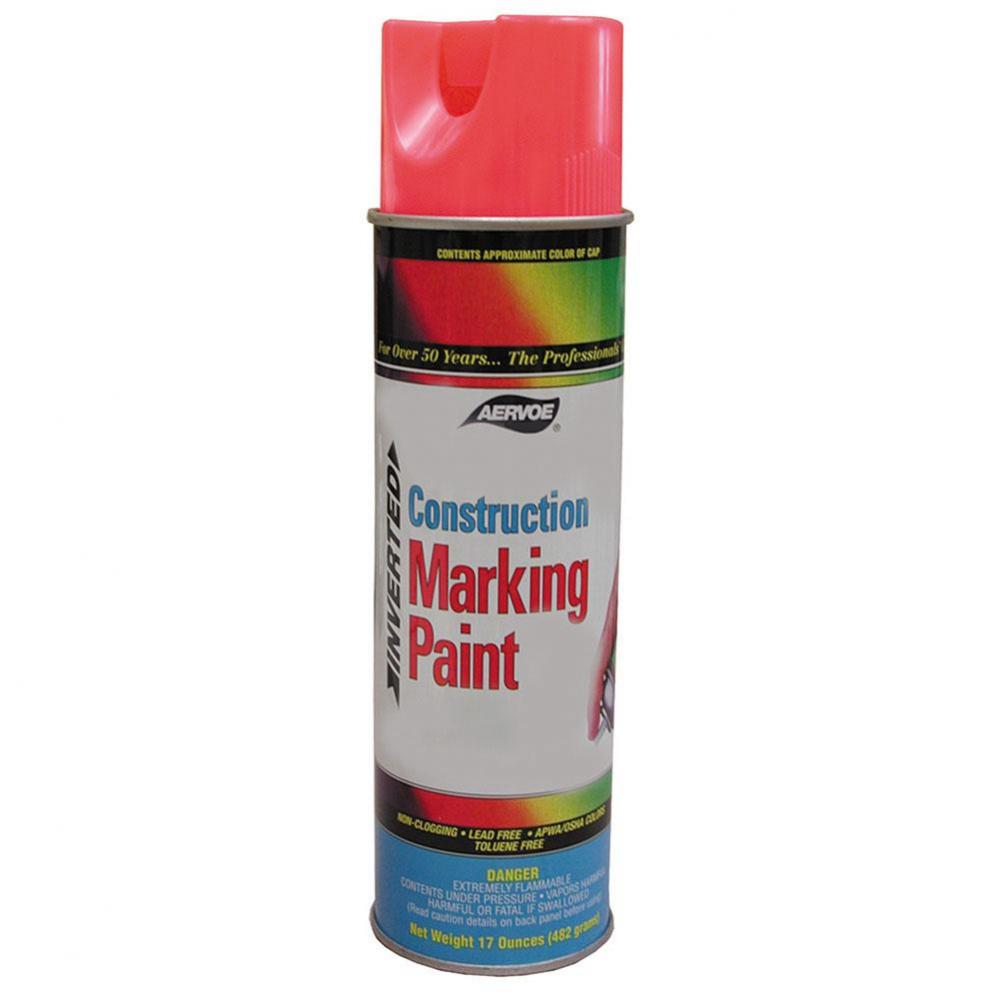 Fluorescent Pink Rustoleum® Industrial Choice® Construction Marking Paint, Carton of 12