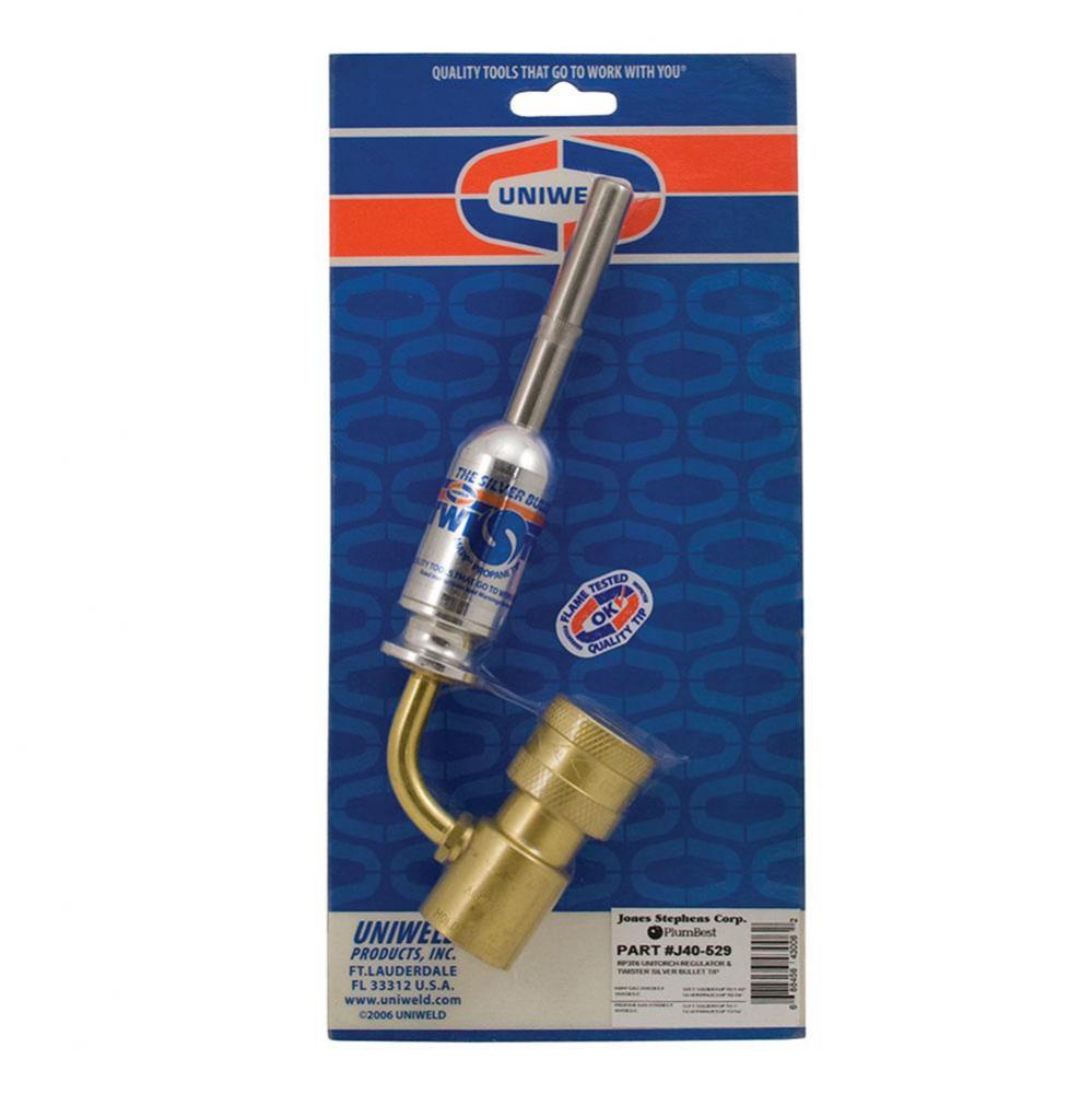 Hand Torch with Swivel Tip and Self-Igniter