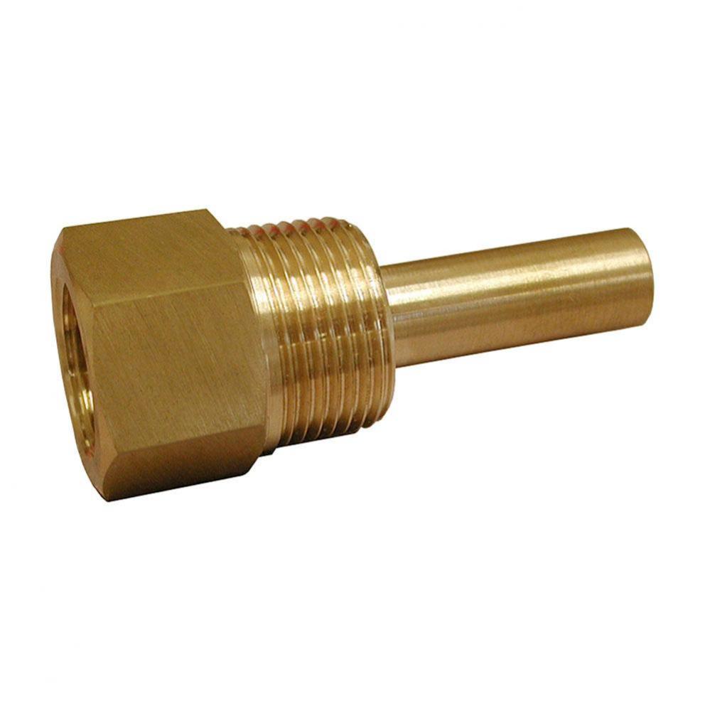 Brass Wells for Bi-Metal Dial Thermometer J40562