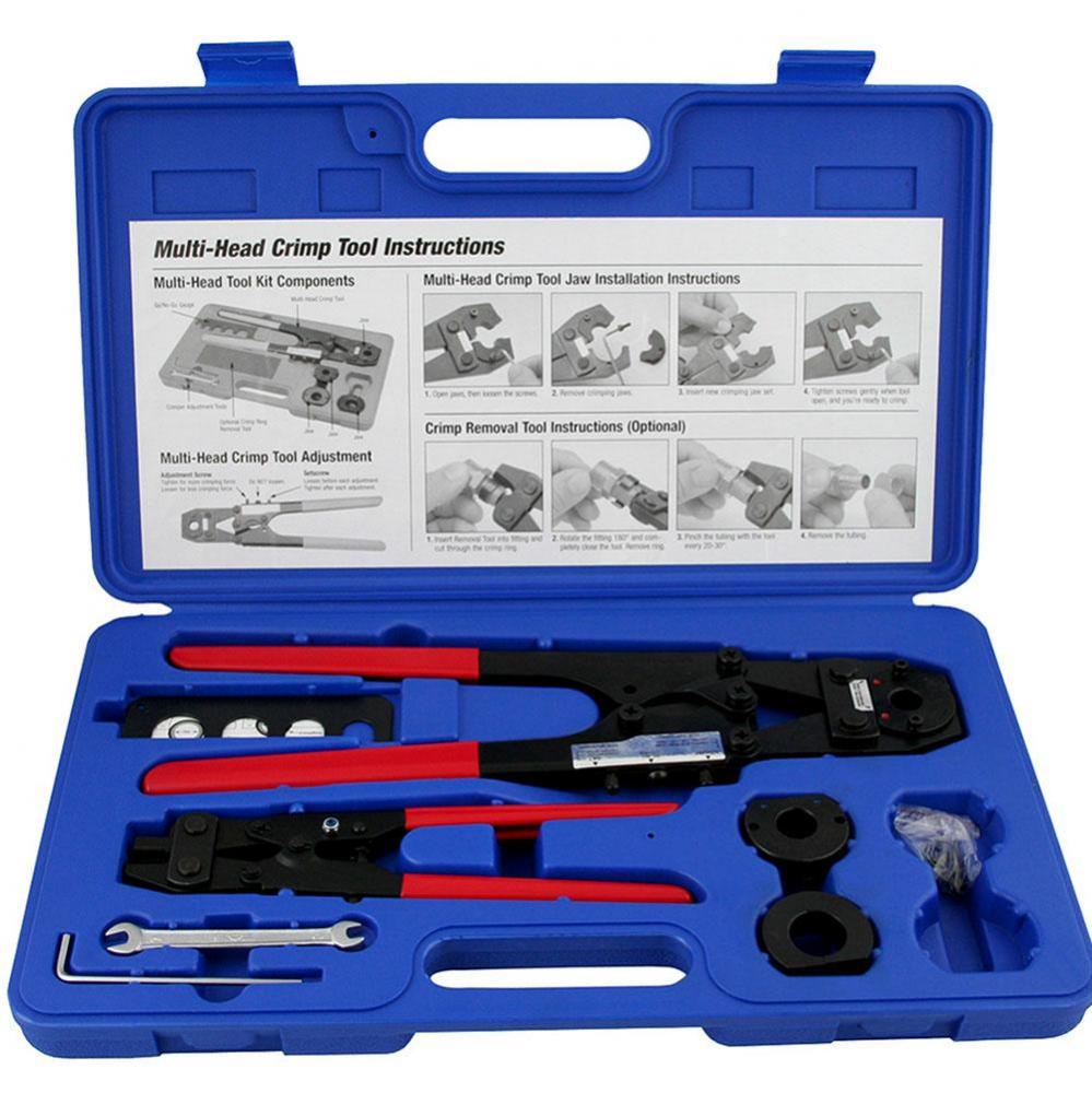 PEX Crimp Set with 3/8'', 1/2'', 3/4''