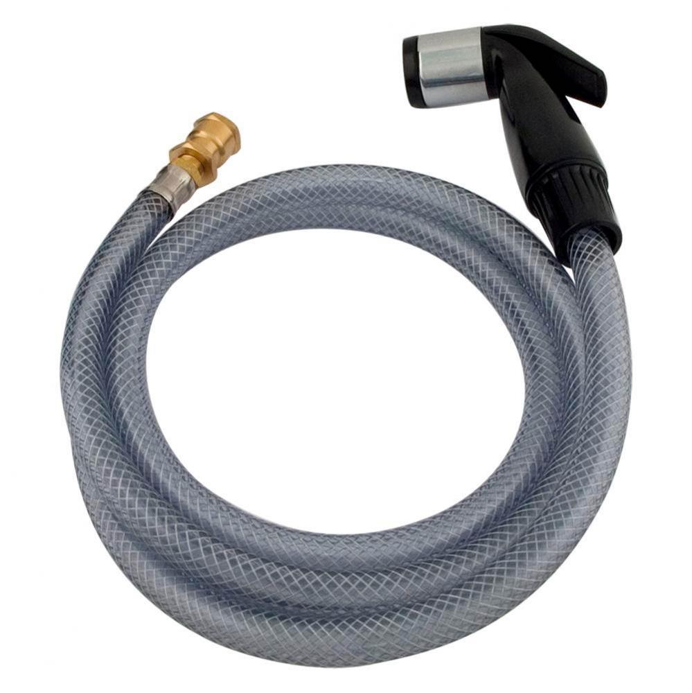 Black Spray Head Assembly with 6'' Hose