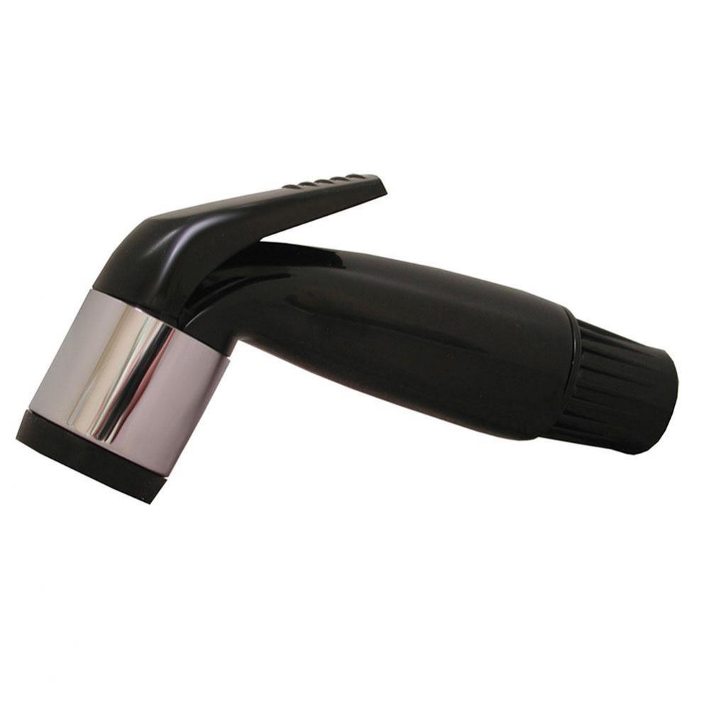 Black Rinse-Quik® Spray Head with Chrome Ring