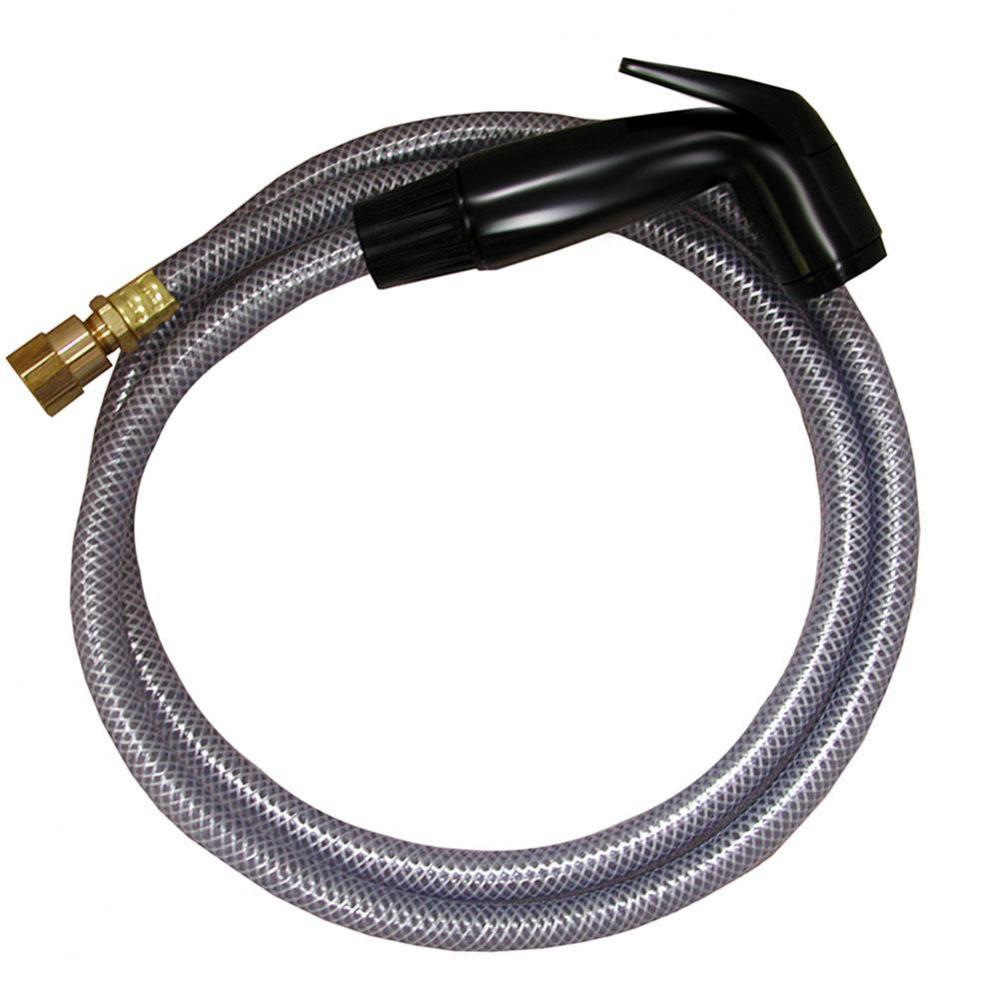 Rinse-Quik® Hose and Spray Black Spray Head Assembly