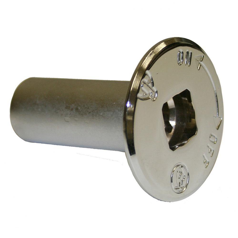 Chrome Plated Escutcheon for Log Lighter Valve