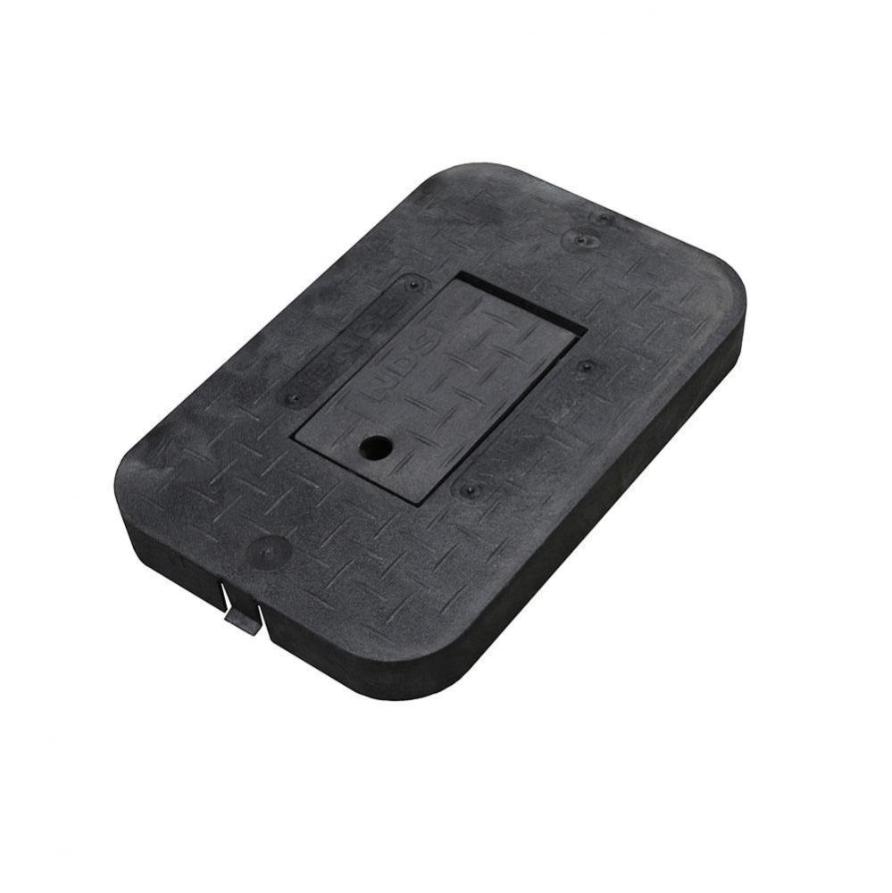 12'' Black Reader Lid for Water Meter Box