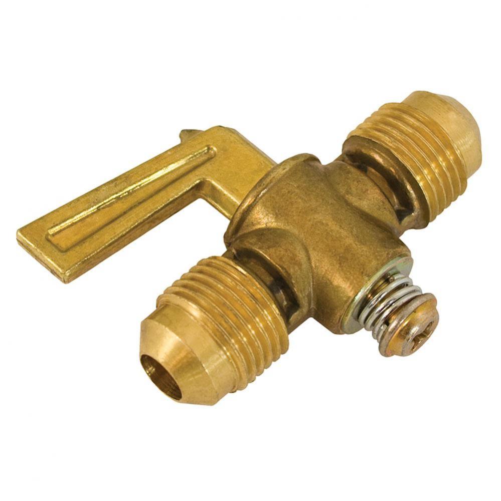 3/8'' Gas Shut-Off Valve, Flare x Flare, Lead Free