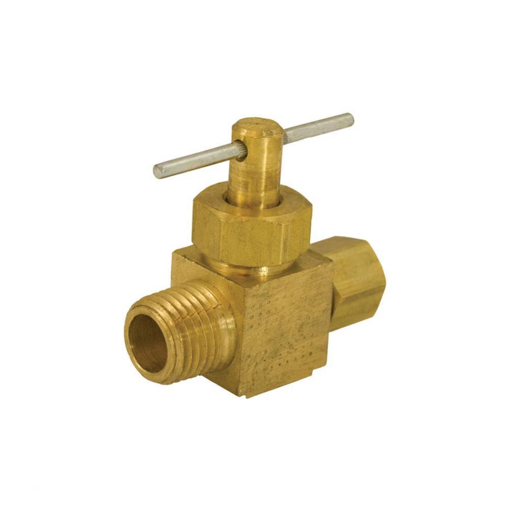 3/8'' x 1/4'' Straight Compression Needle Valve