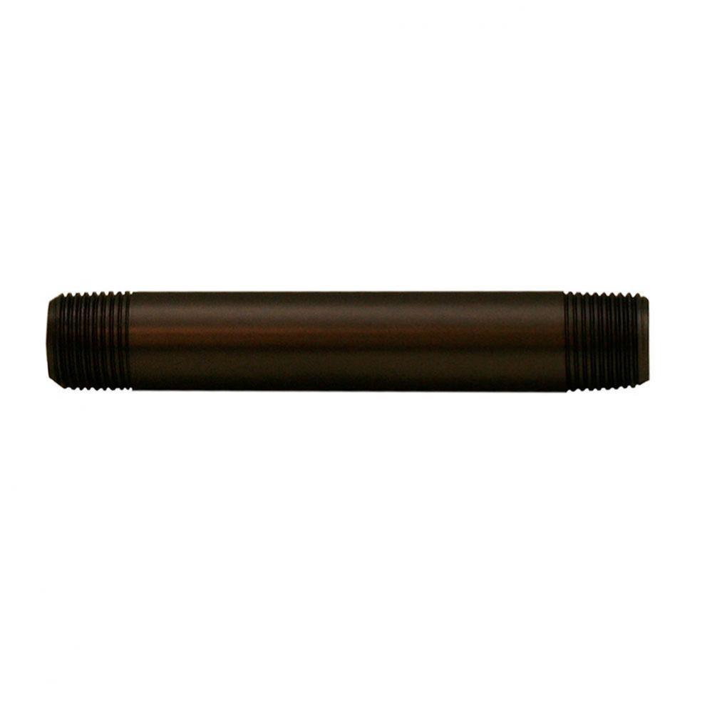 Oil Rubbed Bronze 3/8'' x 4'' Brass Nipple