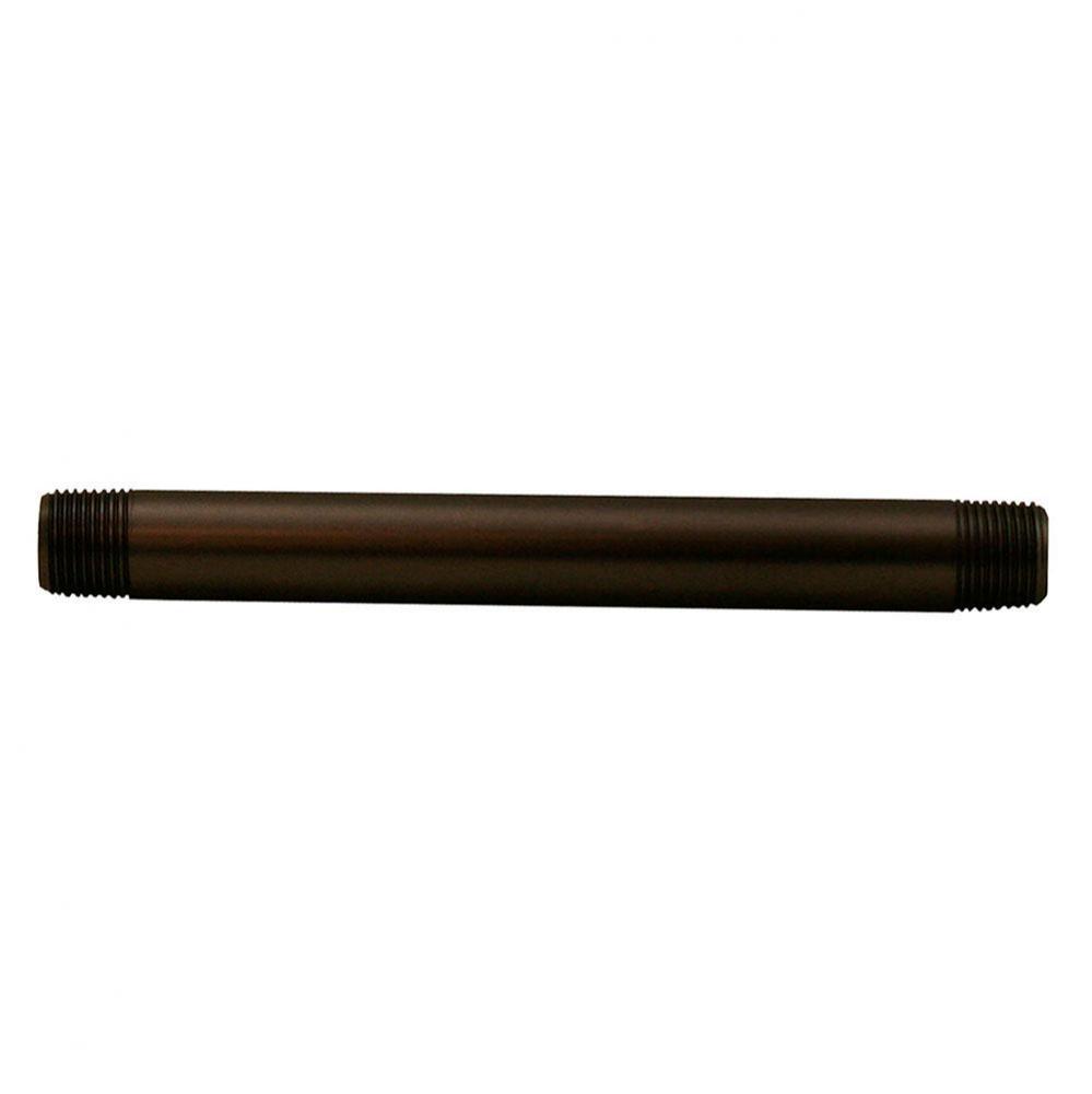 Oil Rubbed Bronze 3/8'' x 6'' Brass Nipple