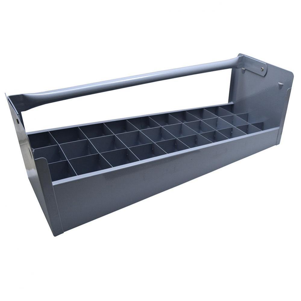 Steel Nipple Caddy Tray, 1-1/2'' Size, 30 pc Capacity (19-1/2'' x 6-1/2'&