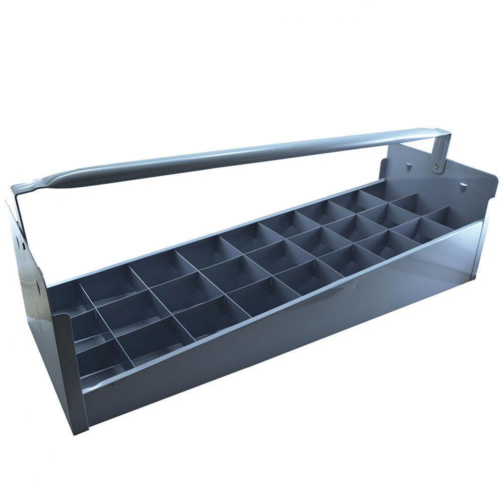 Steel Nipple Caddy Tray, 2'' Size, 27 pc Capacity (23-7/8'' x 8-1/2'&apos