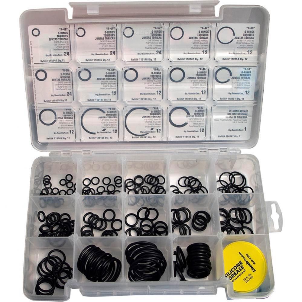 Assorted O-ring Kit Boxed 216 Pieces