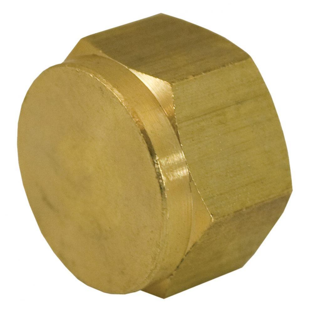 1/8'' Yellow Brass Cap